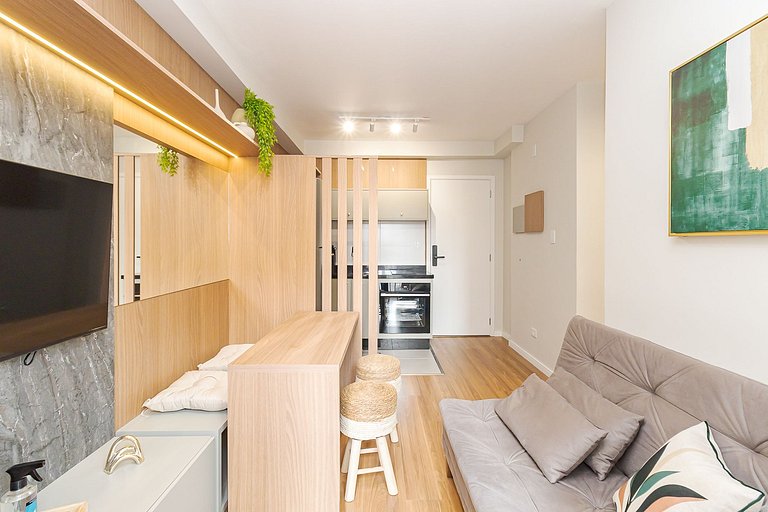Apartamento Moderno e Completo em Curitiba
