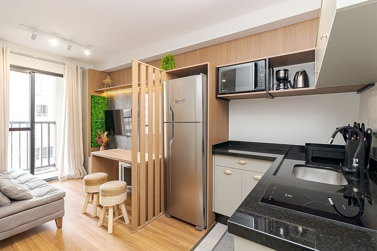 Apartamento Moderno e Completo em Curitiba