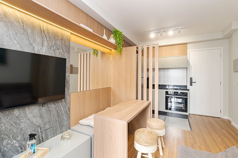 Apartamento Moderno e Completo em Curitiba