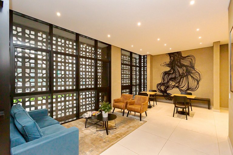 Apartamento Moderno e Completo em Curitiba