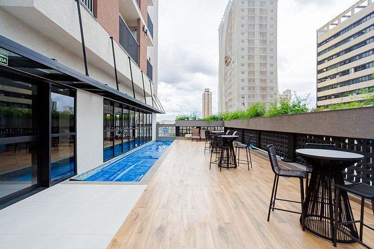 Apartamento Moderno e Completo em Curitiba