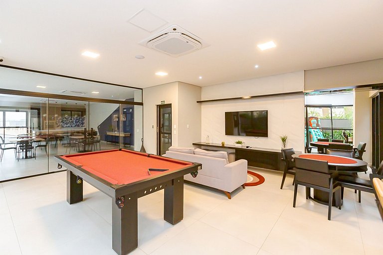 Apartamento Moderno e Completo em Curitiba