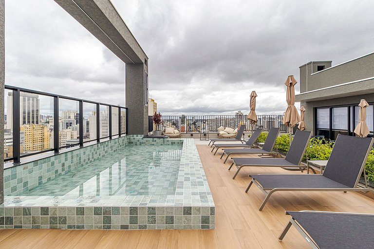 Lindo estúdio moderno com ótima localização