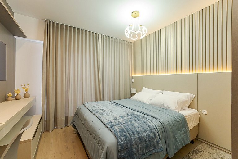 Studio premium em condomínio clube