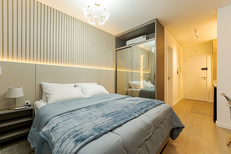 Studio premium em condomínio clube