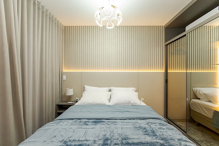 Studio premium em condomínio clube