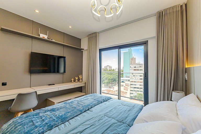 Studio premium em condomínio clube