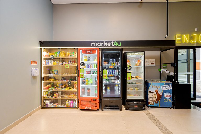 Studio premium em condomínio clube