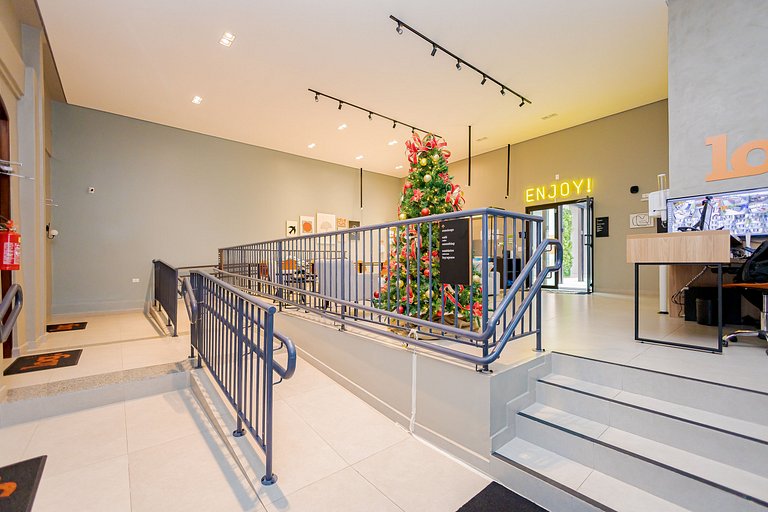 Studio premium em condomínio clube