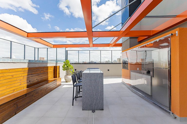 Studio premium em condomínio clube