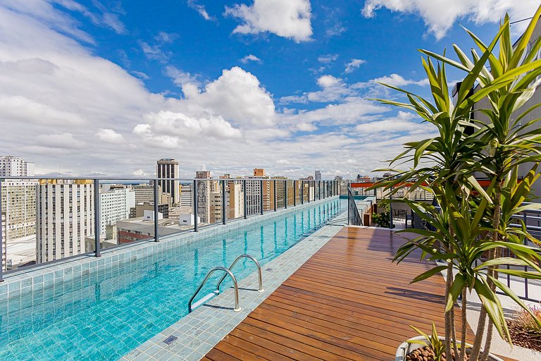 Studio premium em condomínio clube