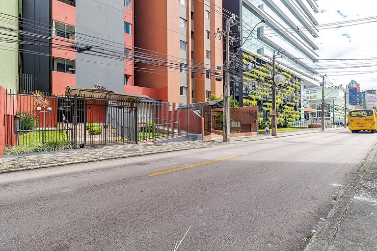 Estúdio confortável em localização privilegiada