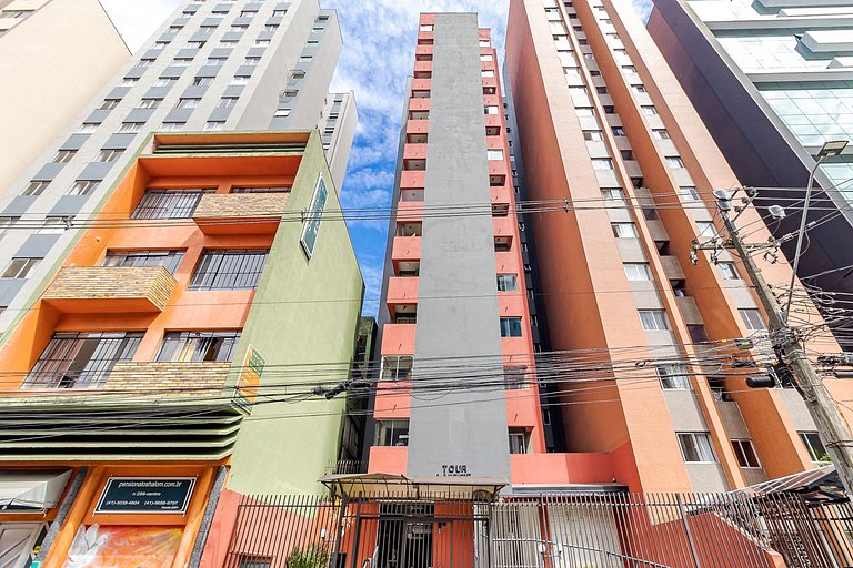 Estúdio confortável em localização privilegiada