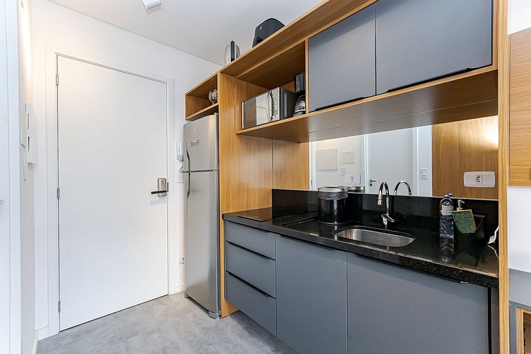 Studio aconchegante + localização perfeita