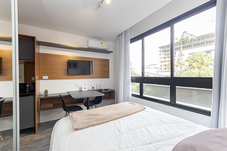 Studio aconchegante + localização perfeita