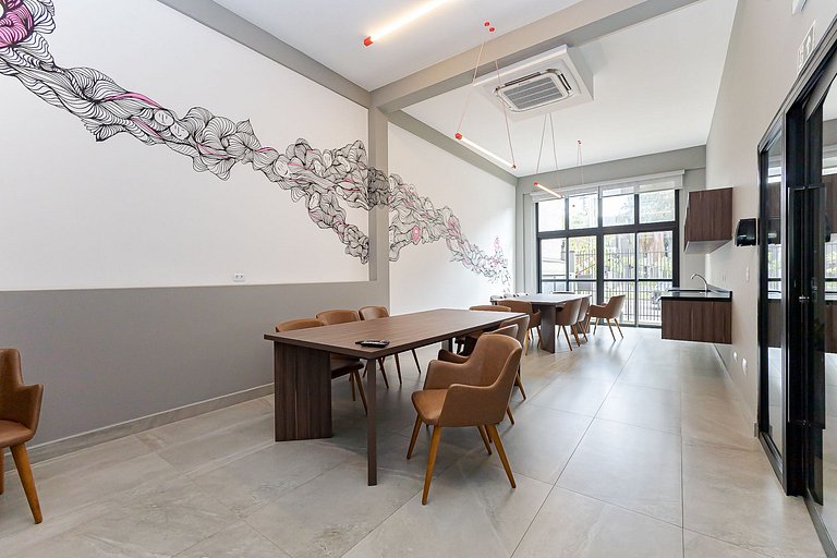 Studio aconchegante + localização perfeita